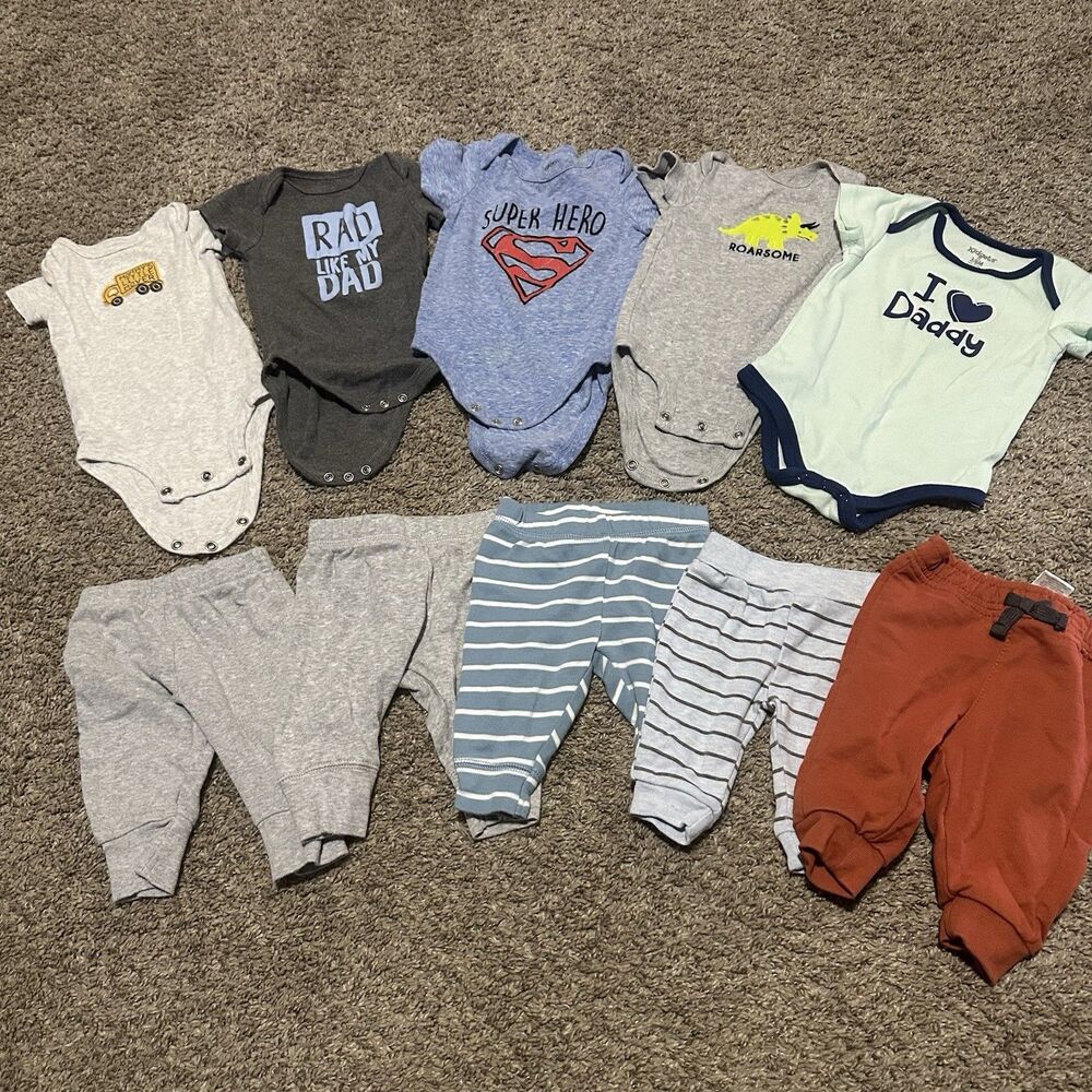 Infant Boys Clothes Lot, Assortment, 0-3,3-6